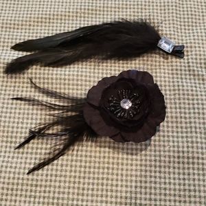 Feather Hair Clips